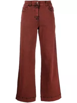 Patrizia Pepe джинсы bootcut Soft в двух тонах, красный