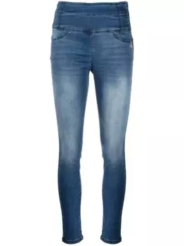 Patrizia Pepe джинсы скинни с завышенной талией, синий