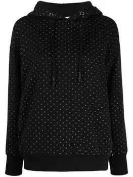 Patrizia Pepe худи с пайетками, черный
