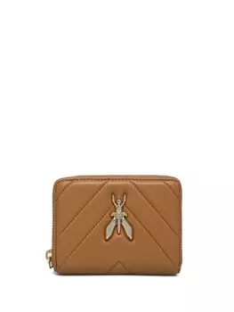 Patrizia Pepe кошелек с металлической пластинкой, серый