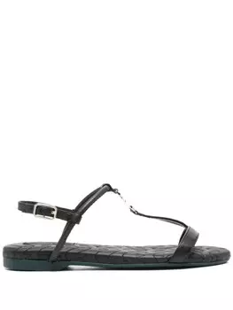 Patrizia Pepe кожаные сандалии, черный