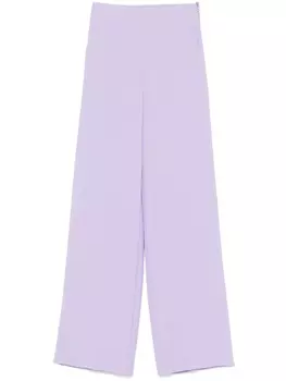Patrizia Pepe креповые брюки, фиолетовый