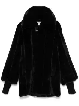 Patrizia Pepe куртка из искусственного меха, черный