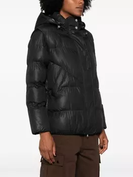 Patrizia Pepe куртка-пуховик с капюшоном, черный