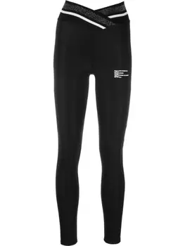 Patrizia Pepe легинсы с логотипом, черный