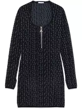 Patrizia Pepe мини-платье с длинными рукавами, синий