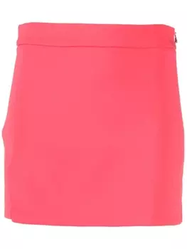 Patrizia Pepe мини-юбка Essential со вставками, розовый