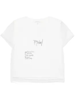 Patrizia Pepe многослойная футболка, белый
