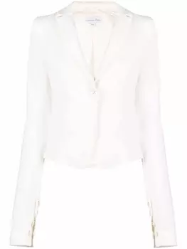 Patrizia Pepe однобортный блейзер, белый
