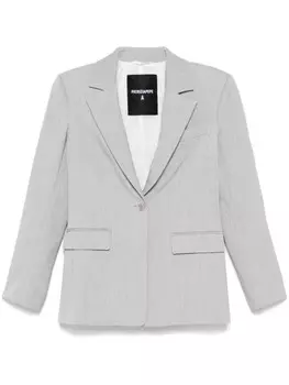 Patrizia Pepe однобортный блейзер, серый