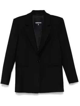 Patrizia Pepe однобортный пиджак, черный