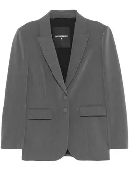 Patrizia Pepe однобортный пиджак, серый