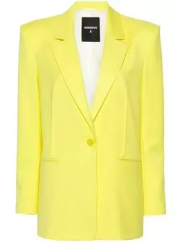 Patrizia Pepe однобортный пиджак, желтый