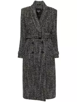 Patrizia Pepe пальто с поясом, черный