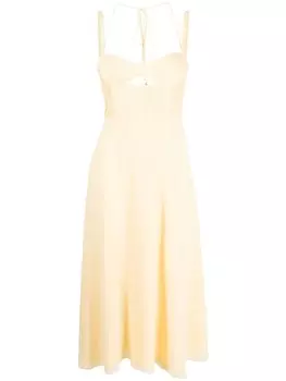 Patrizia Pepe платье Abito с бюстье, желтый