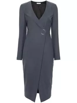 Patrizia Pepe платье миди Essential, серый