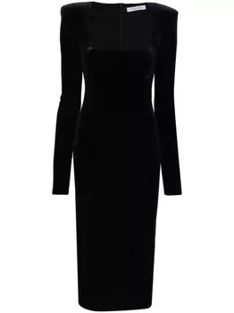 Patrizia Pepe платье миди с бюстье, черный