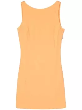 Patrizia Pepe платье мини с цепочкой, оранжевый