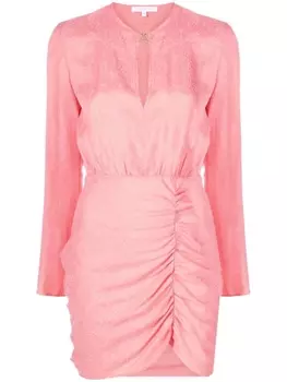 Patrizia Pepe платье мини со сборками, оранжевый