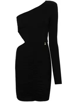 Patrizia Pepe платье на одно плечо, черный
