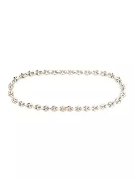 Patrizia Pepe пояс из звеньев цепи, золотистый