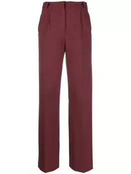 Patrizia Pepe прямые брюки Essential, фиолетовый