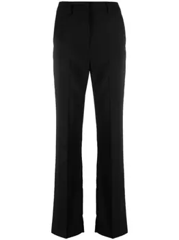 Patrizia Pepe прямые брюки Essential строгого кроя, черный