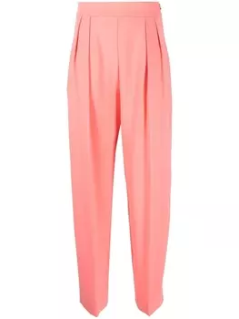 Patrizia Pepe прямые брюки с завышенной талией, розовый