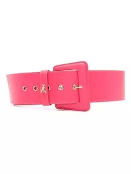 Patrizia Pepe ремень Fly с пряжкой-логотипом, розовый