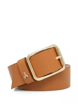 Patrizia Pepe ремень с пряжкой-логотипом, оранжевый