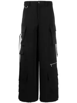 Patrizia Pepe широкие брюки карго, черный