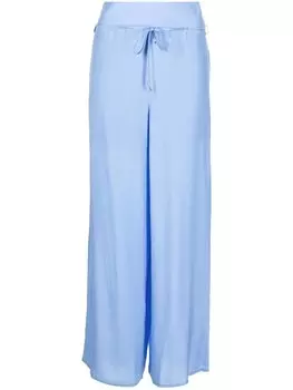 Patrizia Pepe широкие брюки с кулиской, синий