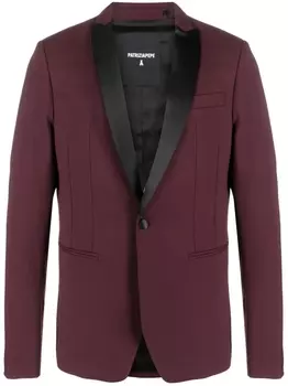 Patrizia Pepe смокинг с контрастными лацканами, фиолетовый