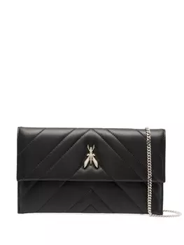 Patrizia Pepe стеганый клатч, черный