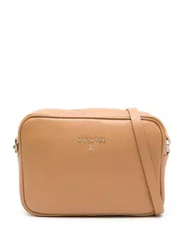 Patrizia Pepe сумка через плечо с логотипом, коричневый