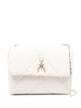 Patrizia Pepe сумка на плечо с логотипом, нейтральный цвет