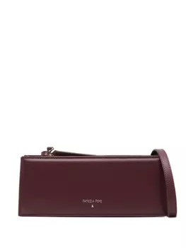 Patrizia Pepe сумка на плечо с логотипом, фиолетовый
