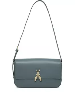 Patrizia Pepe сумка на плечо с логотипом, серый