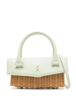 Patrizia Pepe сумка-тоут Fly Bamby, зеленый