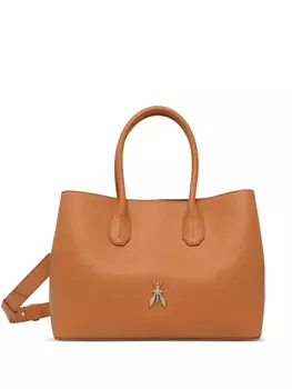 Patrizia Pepe сумка-тоут с логотипом Fly, оранжевый