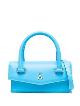 Patrizia Pepe сумка-тоут с логотипом, синий