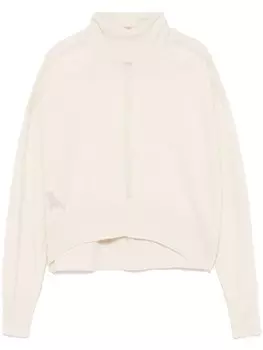 Patrizia Pepe свитер со вставками, серый