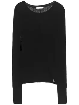Patrizia Pepe свитер тонкой вязки, черный