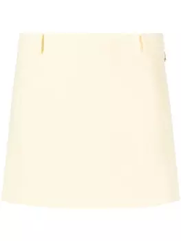 Patrizia Pepe tailored mini skirt, желтый