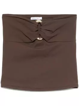 Patrizia Pepe топ Essential, коричневый