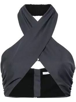 Patrizia Pepe топ Essential, серый