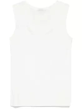 Patrizia Pepe топ с логотипом, белый