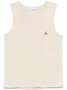 Patrizia Pepe топ с логотипом, нейтральный