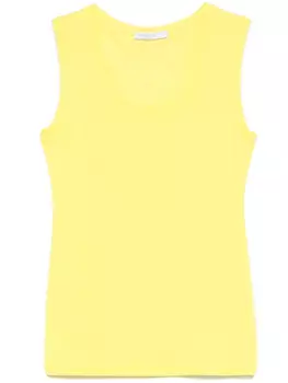 Patrizia Pepe топ с логотипом, желтый