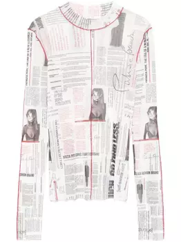 Patrizia Pepe топ с принтом